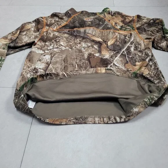 Scentlok Men's Savanna AERO Attack V2 1/4 Zip Hunting Shirt Realtree Camo Carbon